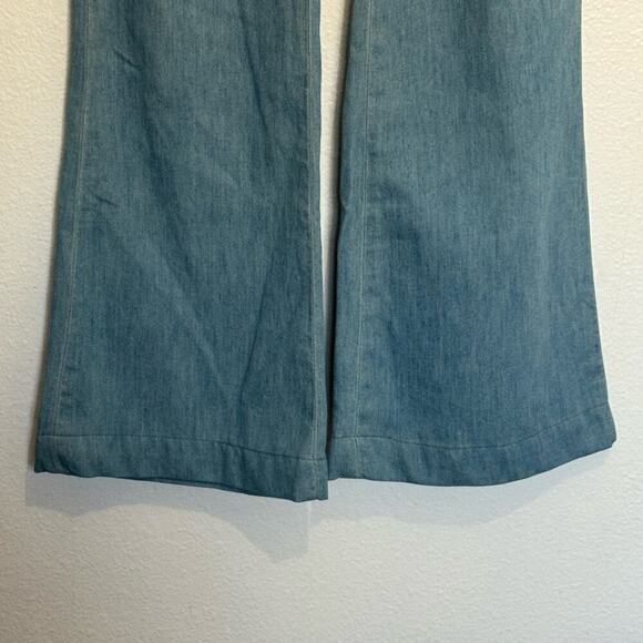 Current Elliot High‎ Rise Wide Leg Denim Jean Trousers Size 29 - Picture 5 of 11